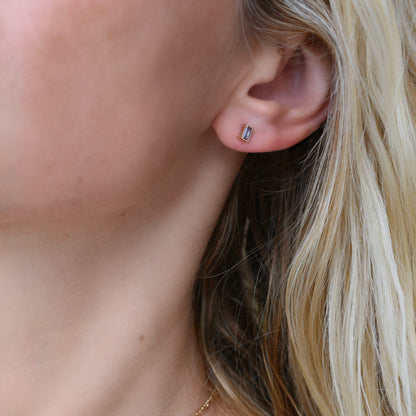 Providence Alexandrite Stud Earrings in 14k Gold (June)