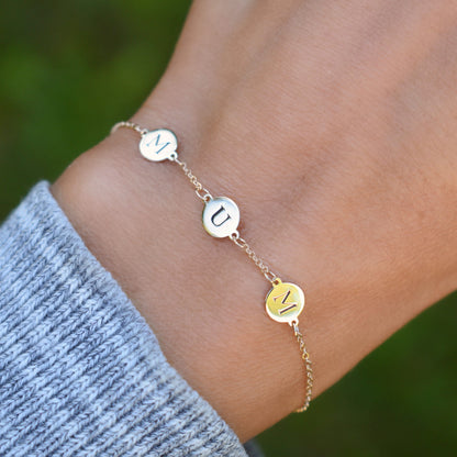 MUM Bracelet in 14k Gold