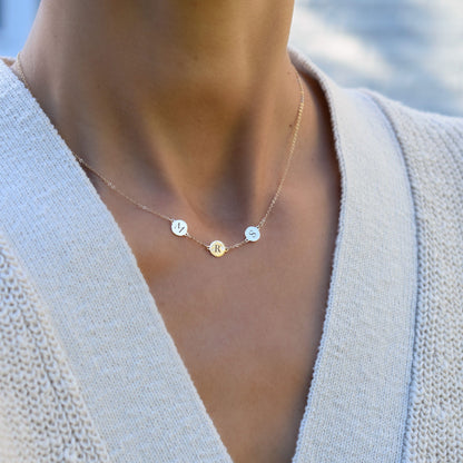 MRS Necklace in 14k Gold