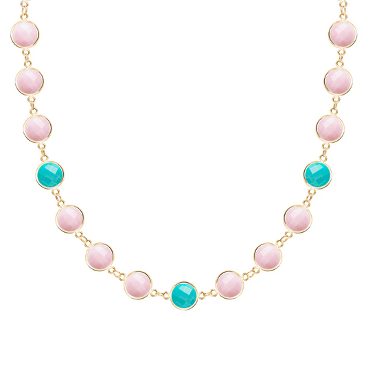 Newport Grand Palm Beach Necklace in 14k Gold