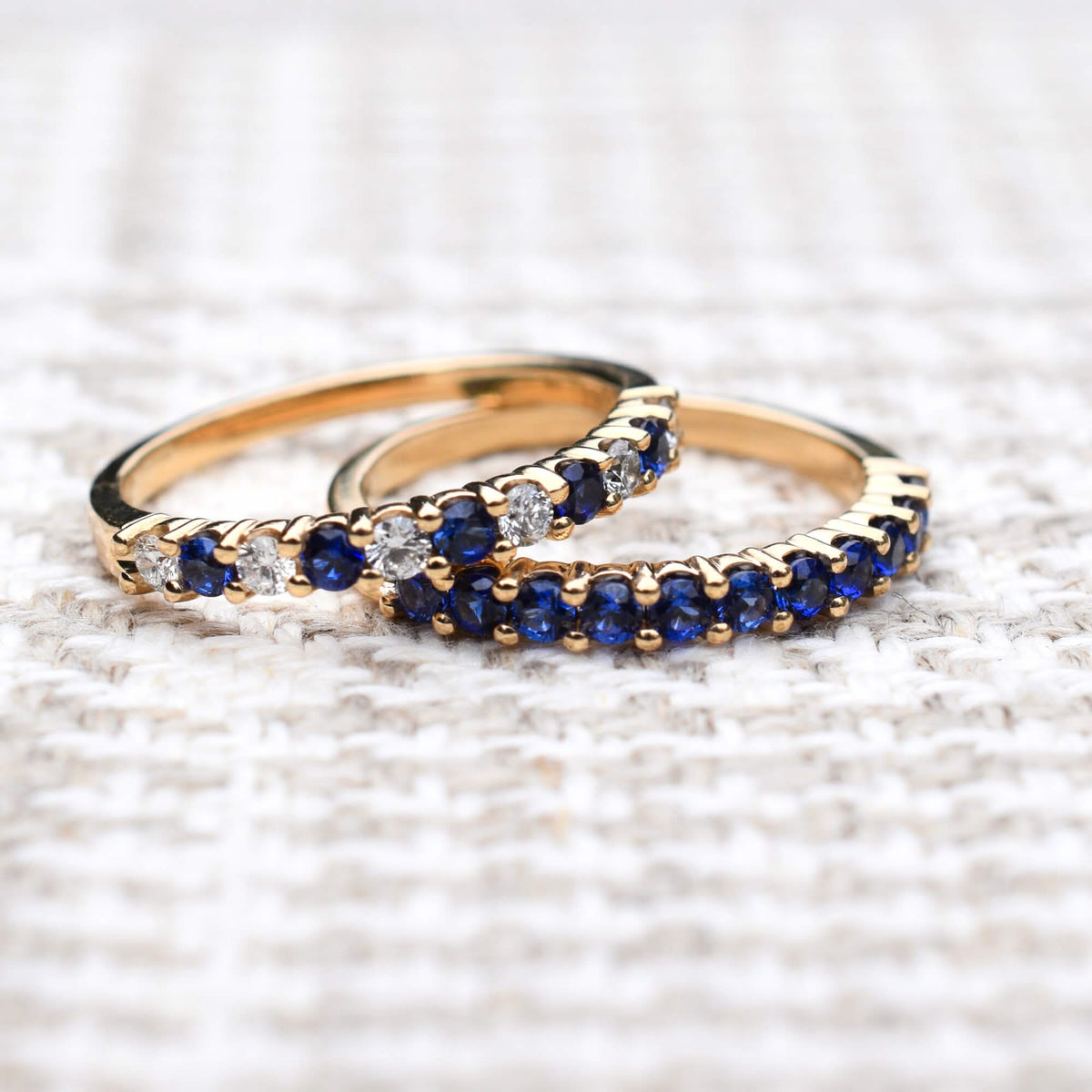 Rosecliff Birthstone Stackable Ring in 14k Gold