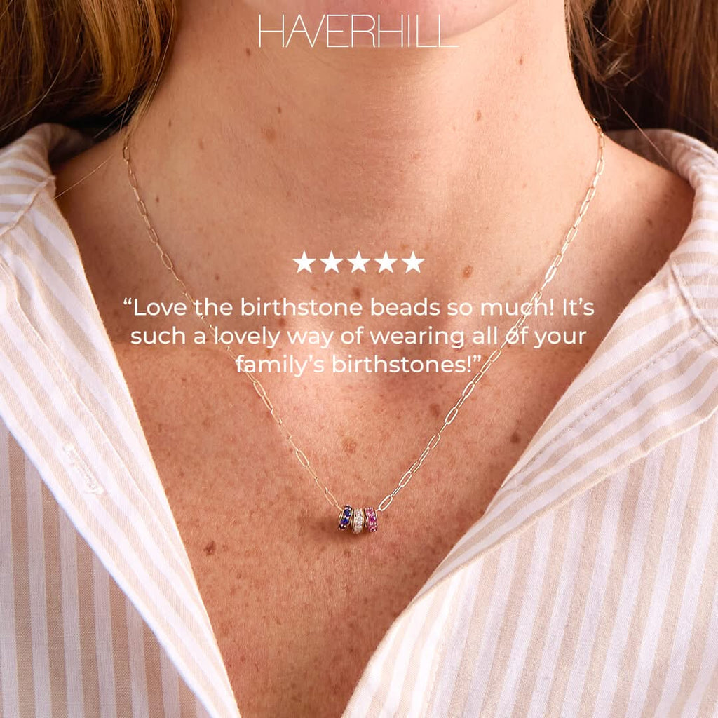 Rosecliff Sapphire Bead in 14k Gold (September)